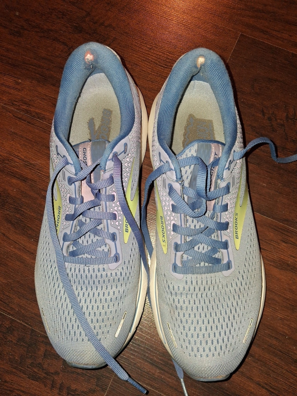 Brooks Ghost Womens Blue Running Shoes Size 10.5